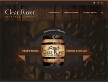 Tablet Screenshot of clearriverbeverage.com